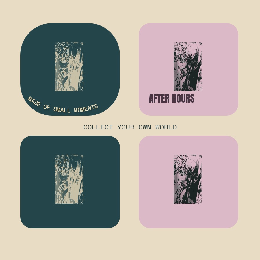 Design a sticker and label collection.